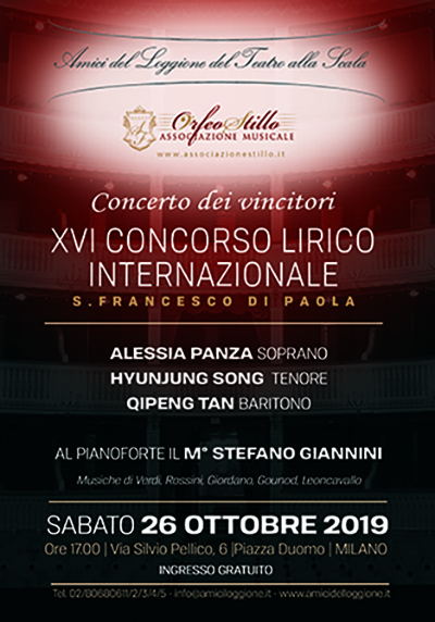 Locandina concerto Amici 2019-vivilanotizia